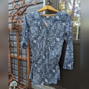 Batik tunic by Vintage American Jeans by Nine West size xs